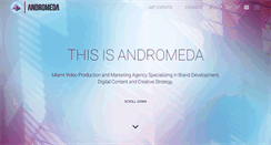 Desktop Screenshot of andromedavisual.com